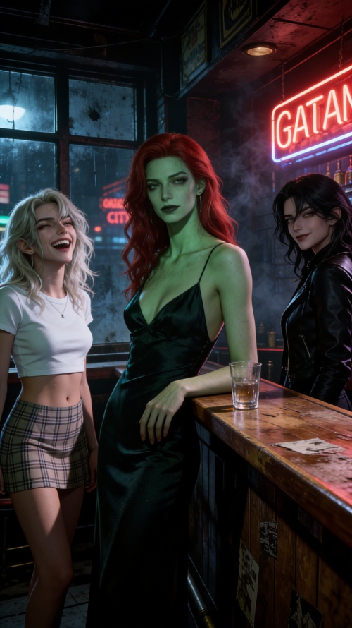 Harley, Ivy, & Selina