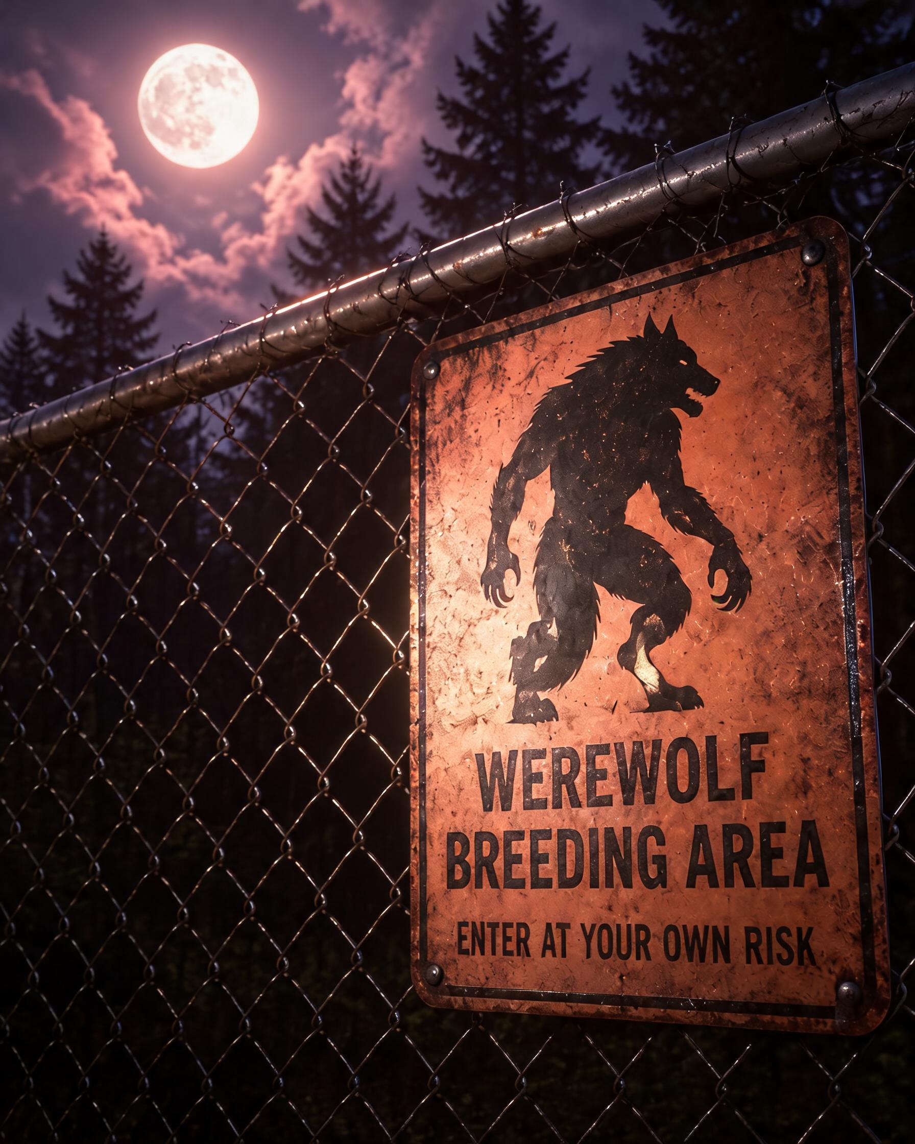 ⚠️ Werewolf Breeding Area